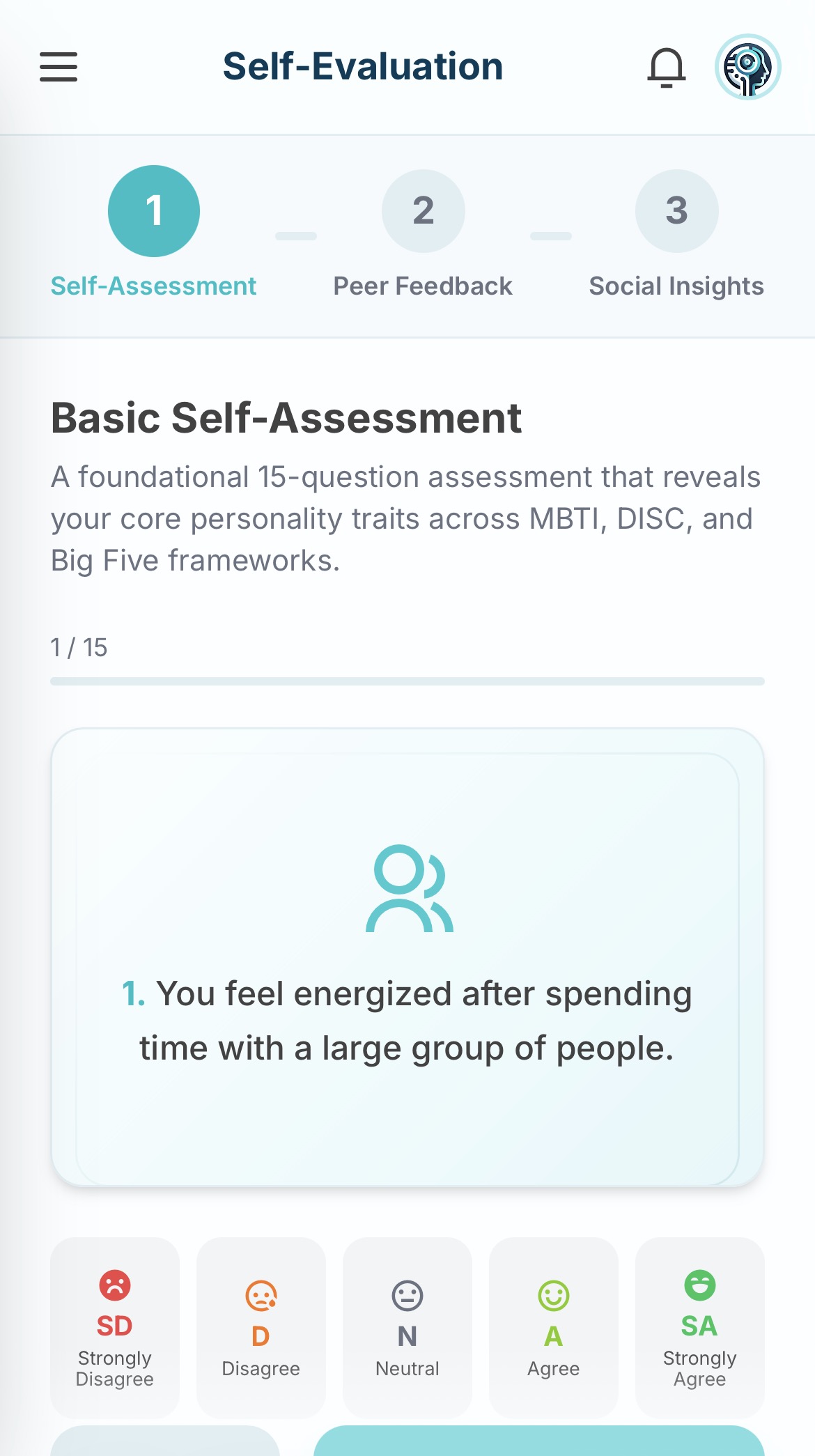 Self-Assessment Question Card